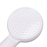 Rain Shower Head Simple Thicken Baking Process Handheld Shower Head with Ergonomic Handle for Bathroom White
