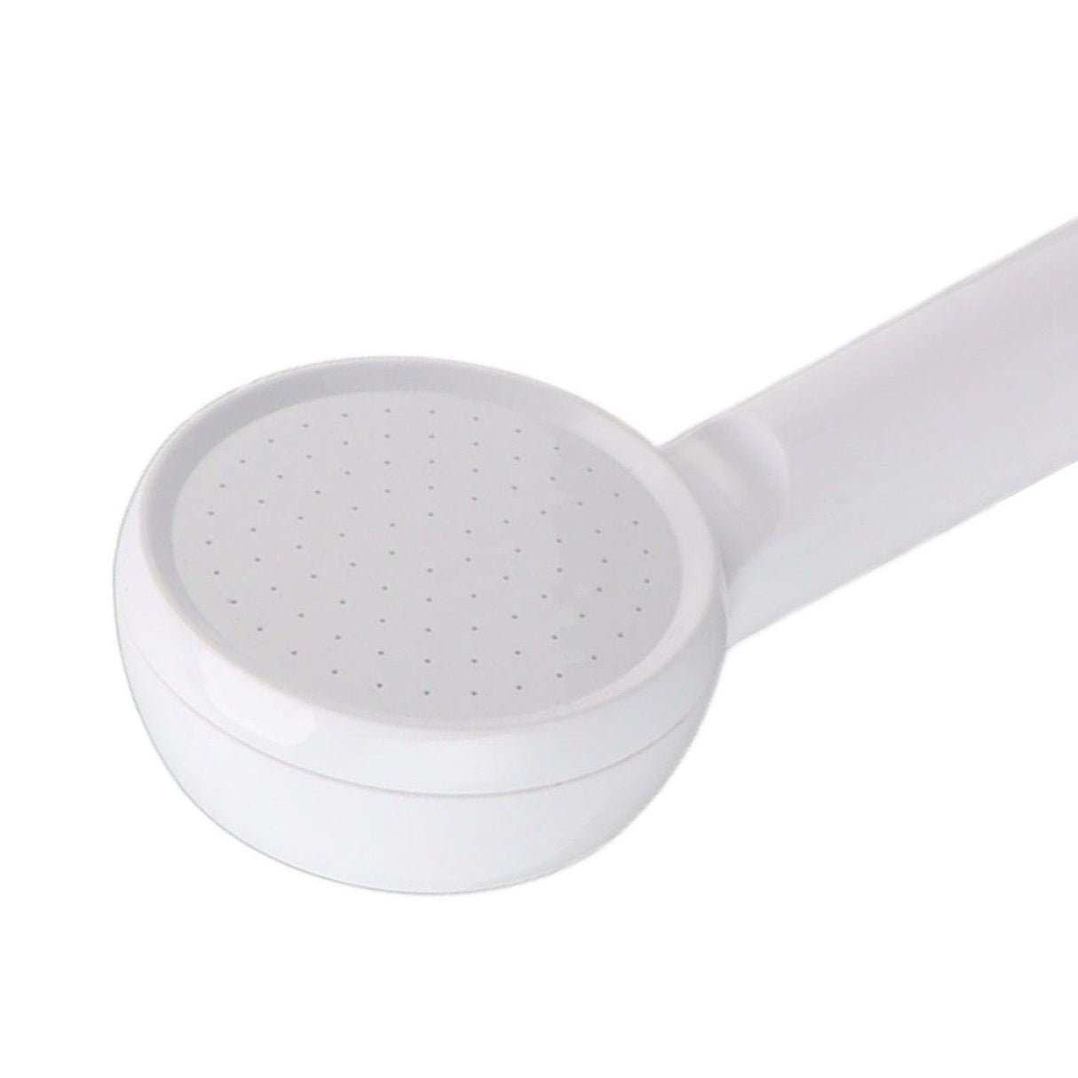 Rain Shower Head Simple Thicken Baking Process Handheld Shower Head with Ergonomic Handle for Bathroom White
