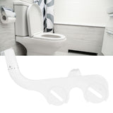 Slim Bidet 3/8 Copper Tee Non Electric Self Cleaning Dual Nozzle Toilet Attachment Hygienic Bidet for Feminine Wash White - Extra Image