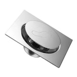 Shower Drain Quadrate High Glossy Thickened Prevents Odor Clogging Resistance Stainless Steel Floor Drain