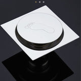 Shower Drain Quadrate High Glossy Thickened Prevents Odor Clogging Resistance Stainless Steel Floor Drain