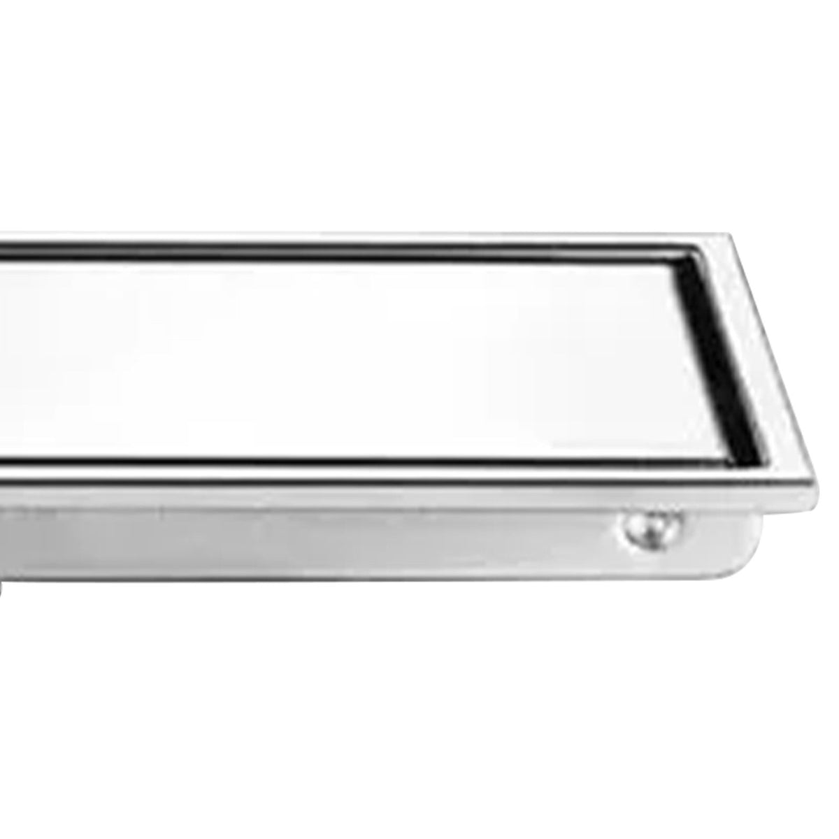 Linear Floor Drain Rectangular Prevent Clogging 304 Stainless Steel Long Shower Drain for Bathroom Kitchen