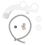 Bidet Attachment with Dual Nozzles Non Electric 7/8 Copper Tee Self Cleaning Water Bidet for Frontal and Rear Wash