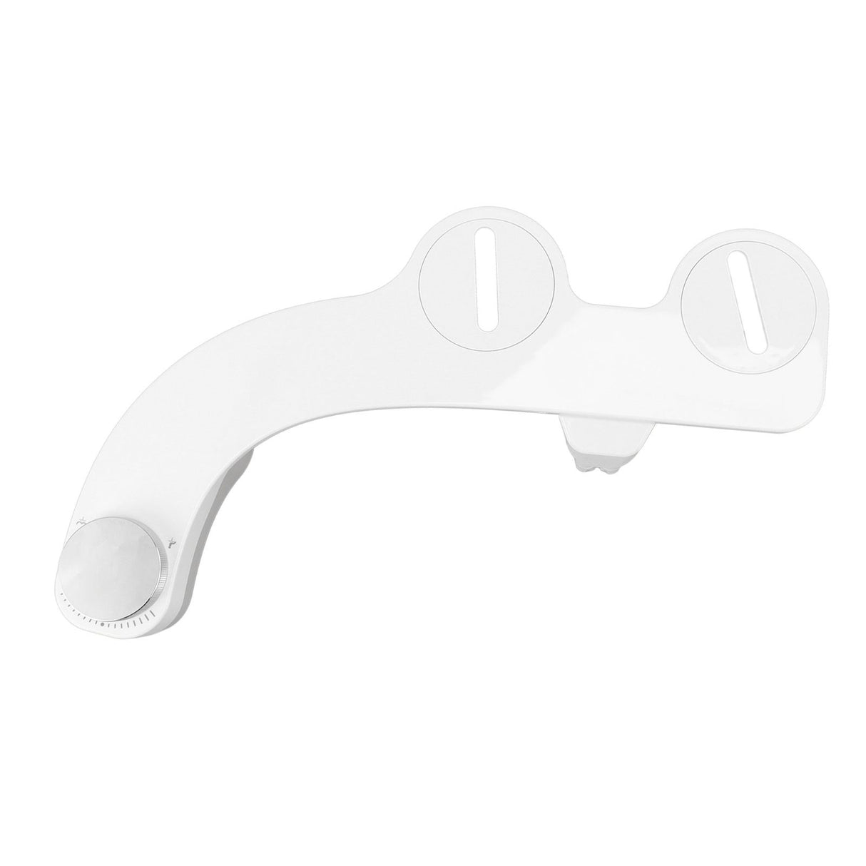 Bidet Attachment with Dual Nozzles Non Electric 7/8 Copper Tee Self Cleaning Water Bidet for Frontal and Rear Wash