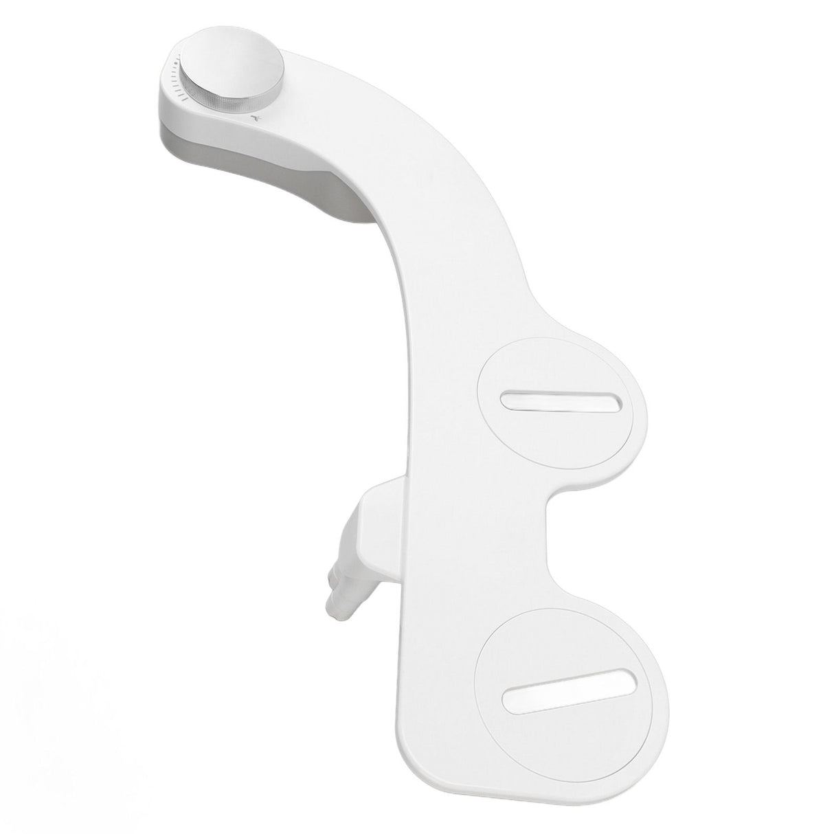 Bidet Attachment with Dual Nozzles Non Electric 7/8 Copper Tee Self Cleaning Water Bidet for Frontal and Rear Wash
