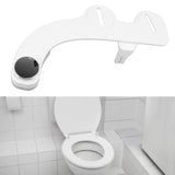 Bidet Attachment with Dual Nozzles Non Electric 7/8 Copper Tee Self Cleaning Water Bidet for Frontal and Rear Wash