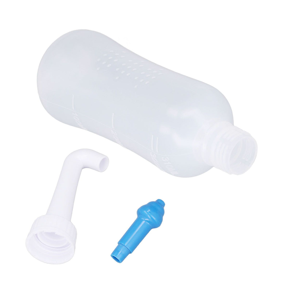 Nose Wash Cleaner 300ml Nasal Nose Wash Bottle for Household Adults Children Cleaning Blue Nose with Five Holes