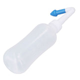 Nose Wash Cleaner 300ml Nasal Nose Wash Bottle for Household Adults Children Cleaning Blue Nose with Five Holes - 45-Degree Angle