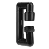 Rotating Telescopic Faucet Mechanical Swivel Arm Faucet for Kitchen Bathroom Sink Washbasin Black