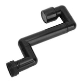 Rotating Telescopic Faucet Mechanical Swivel Arm Faucet for Kitchen Bathroom Sink Washbasin Black - Extra Image
