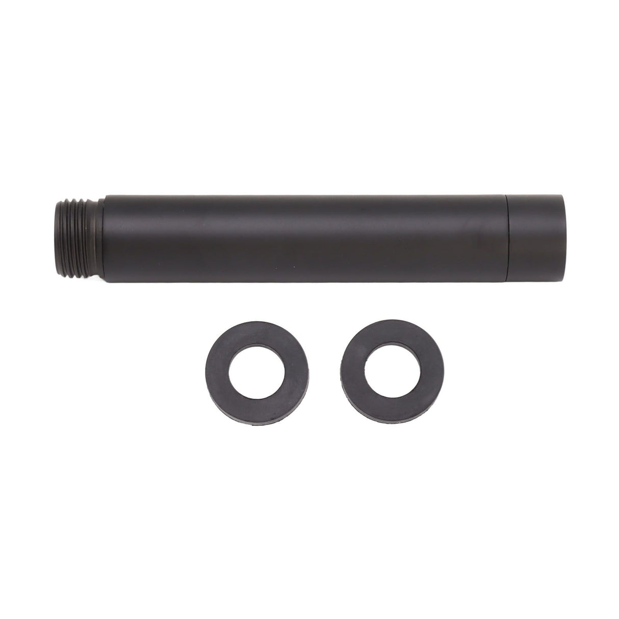 Shower Arm Stainless Steel Modern Elegant Shower Extension Pipe for Bathroom Black