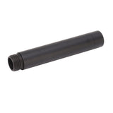 Shower Arm Stainless Steel Modern Elegant Shower Extension Pipe for Bathroom Black - Rear View