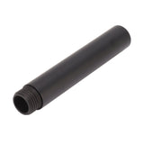 Shower Arm Stainless Steel Modern Elegant Shower Extension Pipe for Bathroom Black - Close-Up Angle