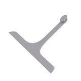 Glass Wiper with Non Slip Handle Silicone Window Cleaner Squeegee for Bathroom Windows Kitchen Mirror Grey - Extra Image