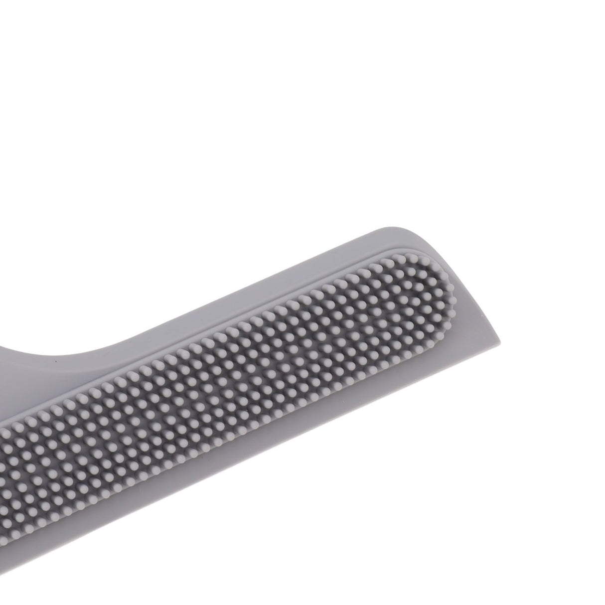 Glass Wiper with Non Slip Handle Silicone Window Cleaner Squeegee for Bathroom Windows Kitchen Mirror Grey