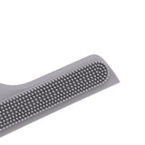 Glass Wiper with Non Slip Handle Silicone Window Cleaner Squeegee for Bathroom Windows Kitchen Mirror Grey - Extra Image