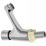 Time Delay Silver Faucet Single Tube Cold Water Basin Taps for Public Hotel Restaurant Shopping Mall