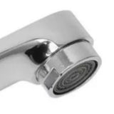 Time Delay Silver Faucet Single Tube Cold Water Basin Taps for Public Hotel Restaurant Shopping Mall - Extra Image