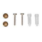 Rail Wall Hook Behind Door Mounted for Coat Hat Clothes Hanging Vintage Space Aluminum Hardware
