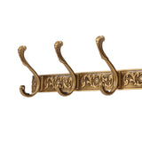 Rail Wall Hook Behind Door Mounted for Coat Hat Clothes Hanging Vintage Space Aluminum Hardware