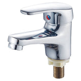 Single Cold Faucet Explosion Proof Corrosion Resistant Soft Watering Bathroom Water Tap Replacement