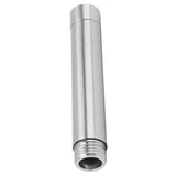 Shower Extension Tube Stainless Steel Handheld Shower Head Extender for Bathroom 4in - Top-Down View