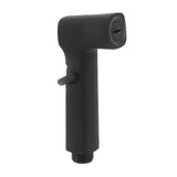 Black Bidet Sprayer Head Only Handheld Bidet Sprayer for Toilet Feminine Hygiene Baby Wash Pet Shower Black - Top-Down View