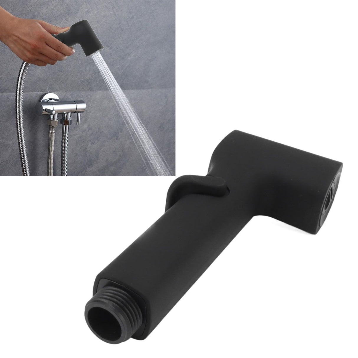 Black Bidet Sprayer Head Only Handheld Bidet Sprayer for Toilet Feminine Hygiene Baby Wash Pet Shower Black