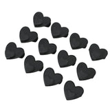 12pcs Clothes Hanger Connector Hooks Hanger Connecting Hooks Multifunctional Wardrobe Drying Hanger Black - Side View