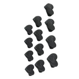 12pcs Clothes Hanger Connector Hooks Hanger Connecting Hooks Multifunctional Wardrobe Drying Hanger Black