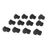 12pcs Clothes Hanger Connector Hooks Hanger Connecting Hooks Multifunctional Wardrobe Drying Hanger Black
