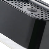 Soap Dispenser with Sponge Holder PP PET Press Type Soap Box for Cloth Dish Kitchen Cleaning Black
