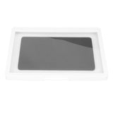 Shower Phone Holder Waterproof Rotatable Anti Fog Hands Free Easy Mounting Bathroom Tablet Case for Bathing Washroom White - Close-Up Angle