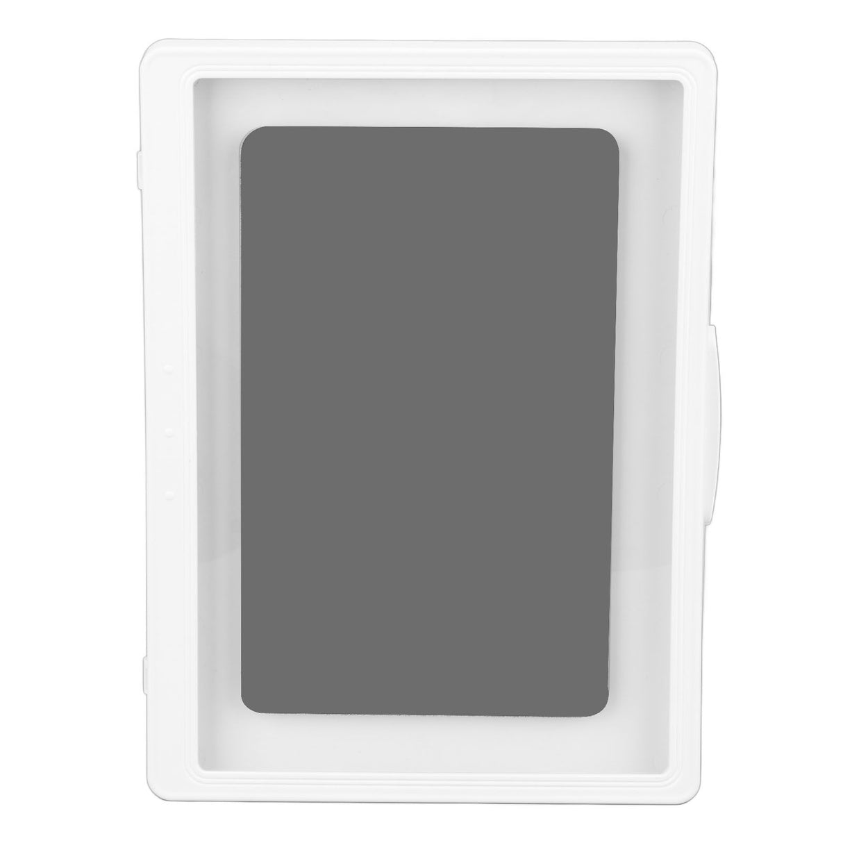 Shower Phone Holder Waterproof Rotatable Anti Fog Hands Free Easy Mounting Bathroom Tablet Case for Bathing Washroom White