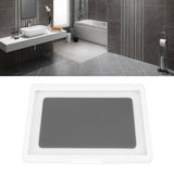 Shower Phone Holder Waterproof Rotatable Anti Fog Hands Free Easy Mounting Bathroom Tablet Case for Bathing Washroom White