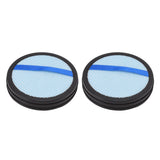 2Pcs Vacuum Cleaner Filter Silicone Sponge Professional Filter Replacement for PHILIPS FC6409 FC6171 FC6405 - Top-Down View