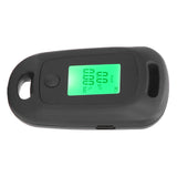 Alcohol Detector USB Rechargeable High Accuracy Portable Breath Alcohol Tester with LCD Screen Black - Low Angle