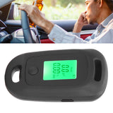 Alcohol Detector USB Rechargeable High Accuracy Portable Breath Alcohol Tester with LCD Screen Black