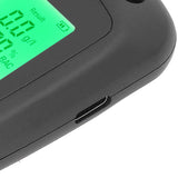 Alcohol Detector USB Rechargeable High Accuracy Portable Breath Alcohol Tester with LCD Screen Black
