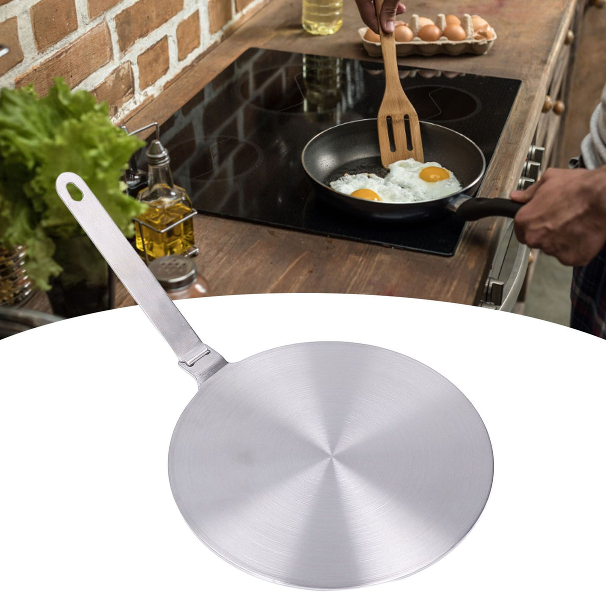 Kitchen Heat Diffuser Stainless Steel With Handle Heat Induction Cooker Plate for Kitchen Type 24