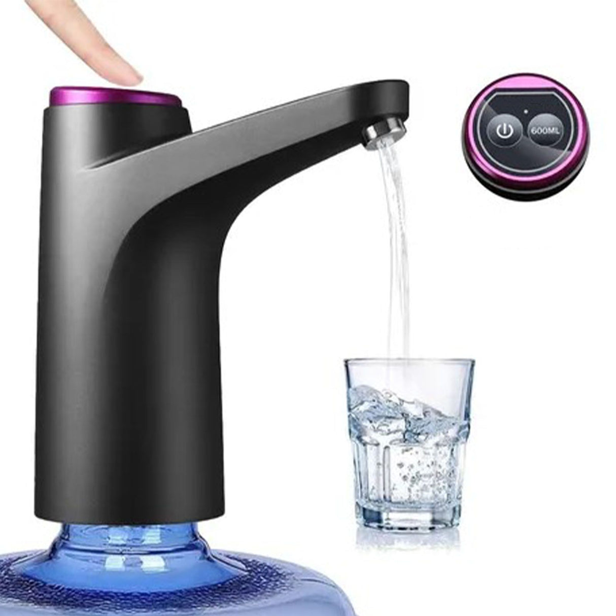Electric Water Dispenser USB Powered Button Design Smart Automatic Water Bottle Pump