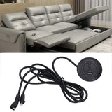 Electric Recliner Chair Sofa Replacement Button Lift Hand Control Handset USB Charging Interface Wired Remote Control