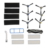 Sweeping Robot Brush Kit Main Roller Brush Filters Side Brushes Pre Filter Long Brush for ILife A7 A9S