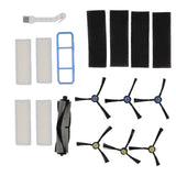 Sweeping Robot Brush Kit Main Roller Brush Filters Side Brushes Pre Filter Long Brush for ILife A7 A9S