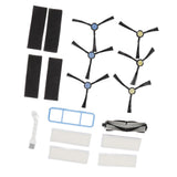 Sweeping Robot Brush Kit Main Roller Brush Filters Side Brushes Pre Filter Long Brush for ILife A7 A9S - Rear View