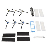 Sweeping Robot Brush Kit Main Roller Brush Filters Side Brushes Pre Filter Long Brush for ILife A7 A9S - Close-Up Angle