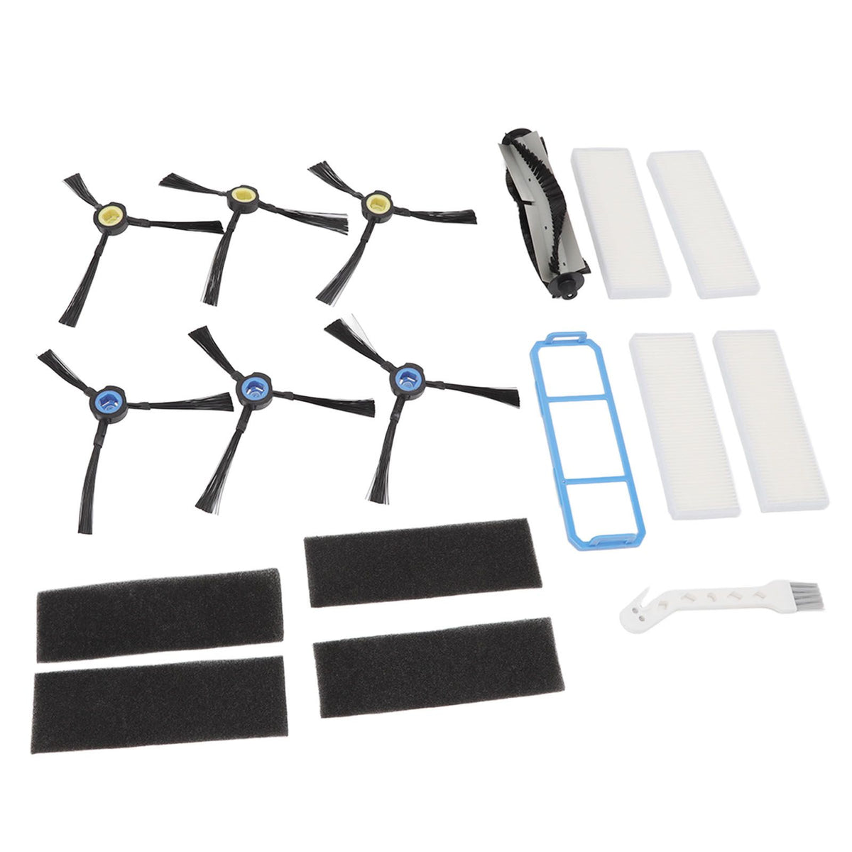 Sweeping Robot Brush Kit Main Roller Brush Filters Side Brushes Pre Filter Long Brush for ILife A7 A9S