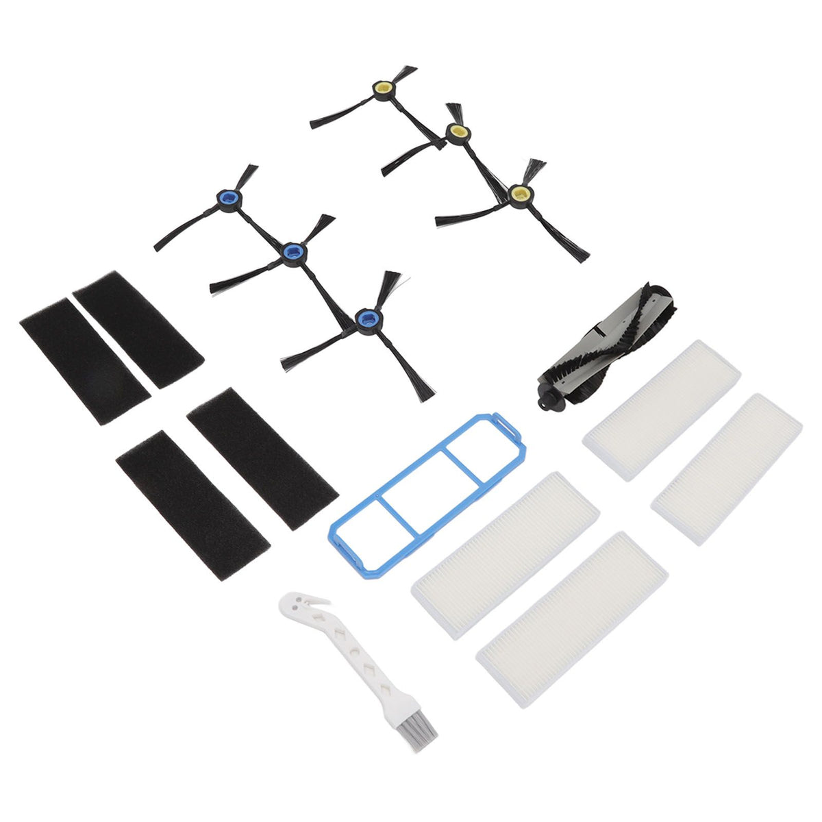 Sweeping Robot Brush Kit Main Roller Brush Filters Side Brushes Pre Filter Long Brush for ILife A7 A9S