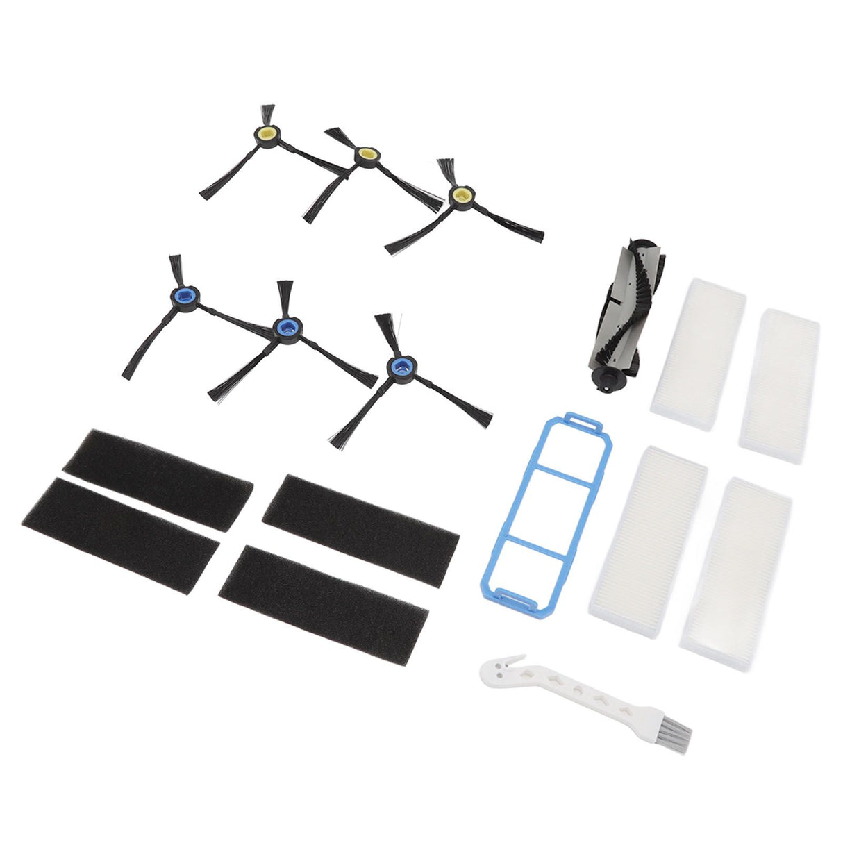 Sweeping Robot Brush Kit Main Roller Brush Filters Side Brushes Pre Filter Long Brush for ILife A7 A9S