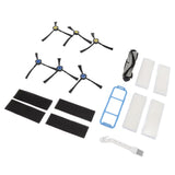 Sweeping Robot Brush Kit Main Roller Brush Filters Side Brushes Pre Filter Long Brush for ILife A7 A9S - Extra Image
